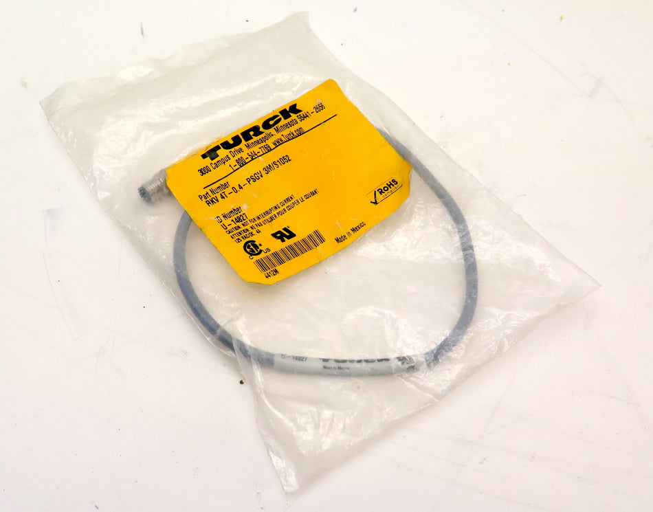 Turck RKV 4T-0.4-PSGV 3M/S1052 Cordset - Advance Operations