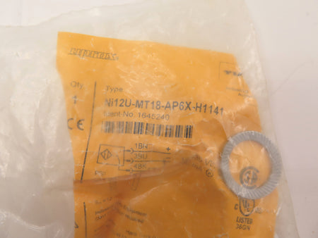 Turck Ni12U-MT18-AP6X-H1141 Inductive Sensor / Proximity Switch - Advance Operations