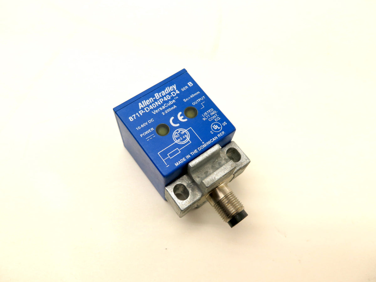 Allen-Bradley 871P-D40NP40-D4 Proximity Switch VersaCube 10-60Vdc 2-200mA NEW - Advance Operations
