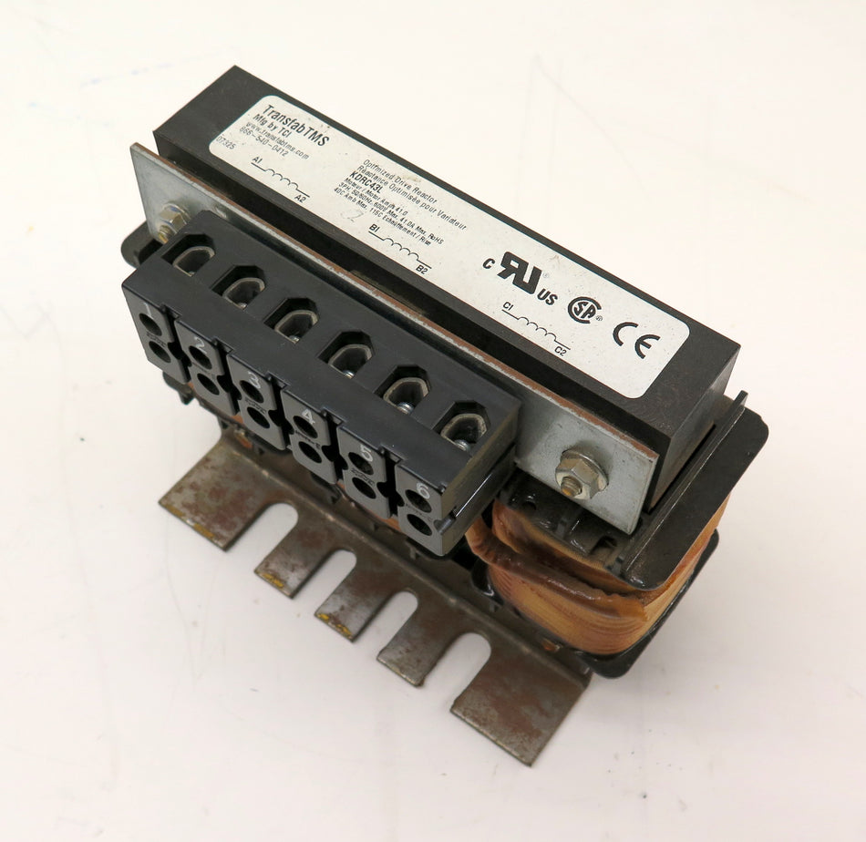 Transfab TMS KDRC43L Optimized Drive Reactor 3PH 600V max 41A - Advance Operations