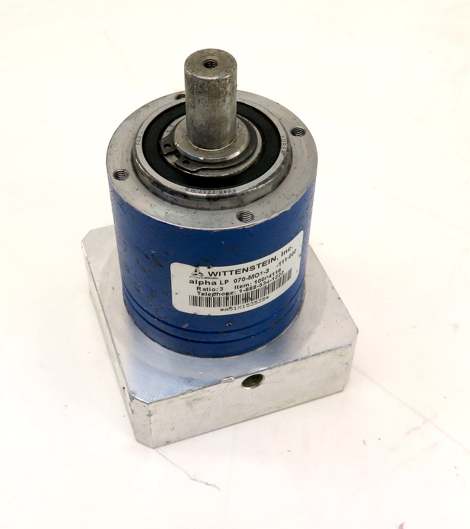 Wittenstein Alpha LP 070-MO1-3 -111-000 Gear Motor Ratio 3 - Advance Operations