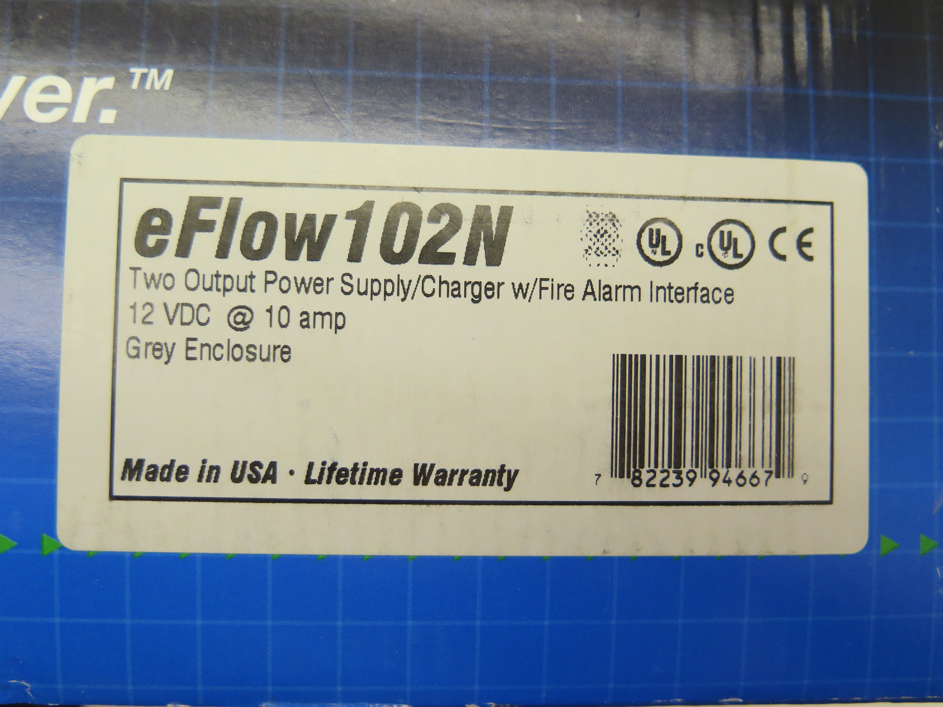 Altronix EFLOW102N Power Supply Charger Enclosure NEW IN BOX - Advance Operations