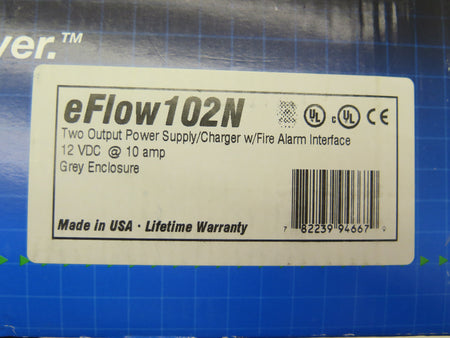 Altronix EFLOW102N Power Supply Charger Enclosure NEW IN BOX - Advance Operations