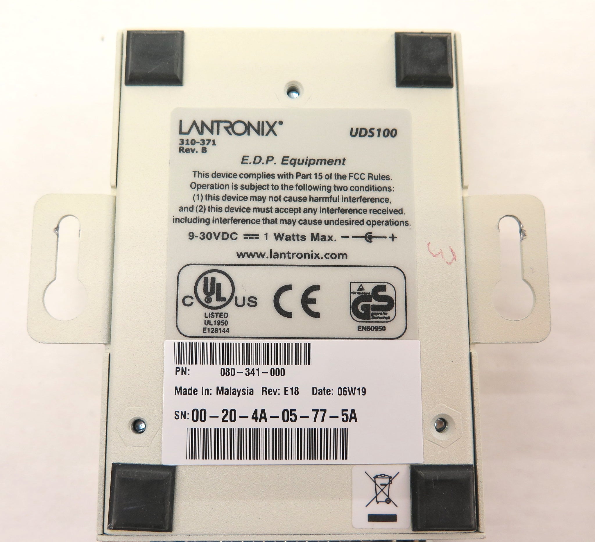 Lantronix 310-371 / USD100 Device Server Ethernet External Module ...