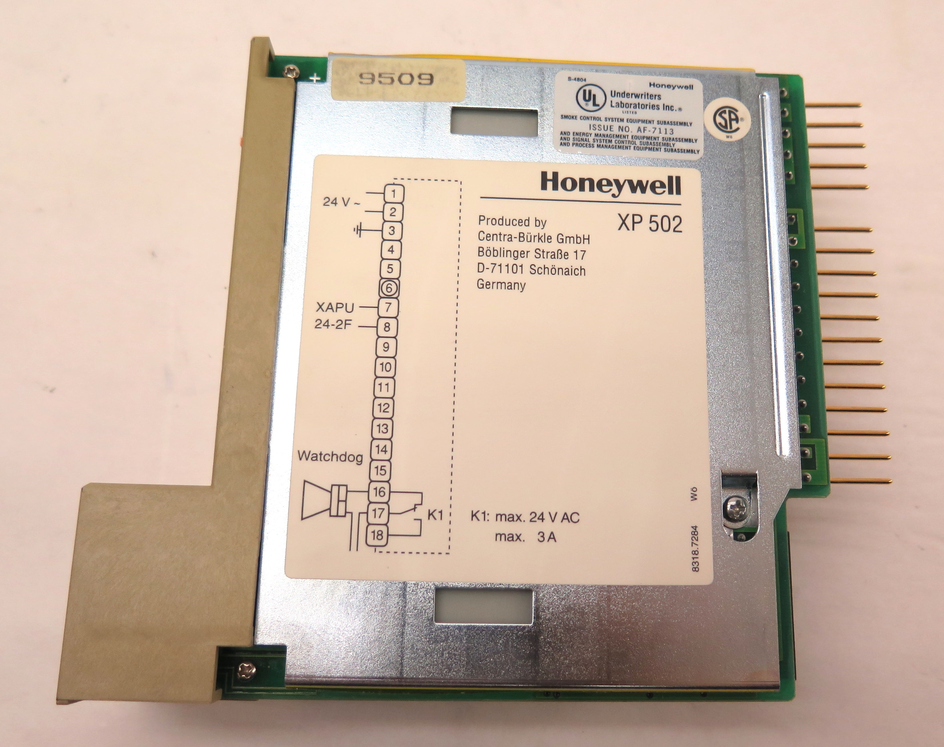 Honeywell XP 502 / XP502 24Vac 3 A Power Supply Module - Advance Operations