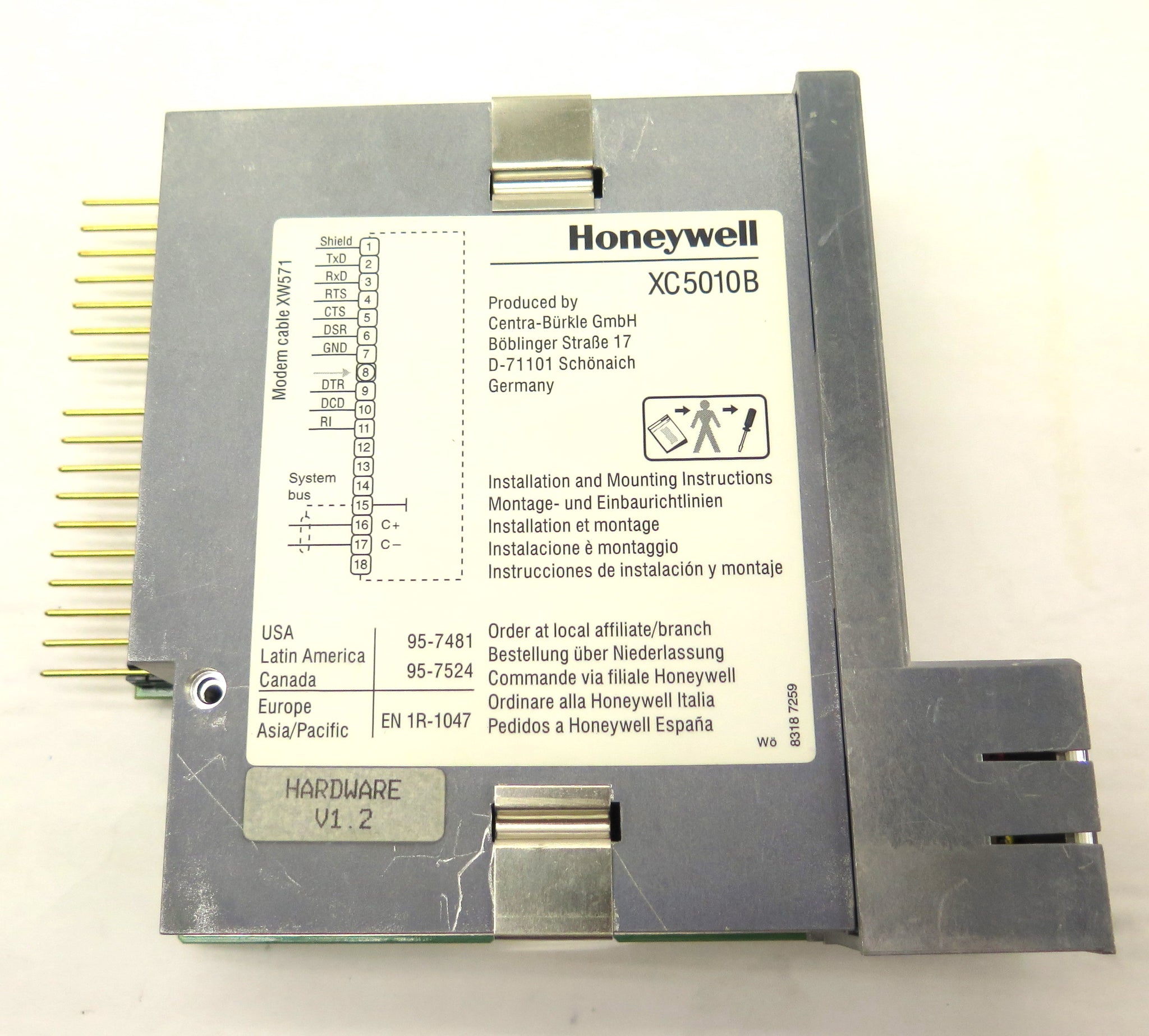 Honeywell XC5010B CPU Central Processor Module – Advance Operations