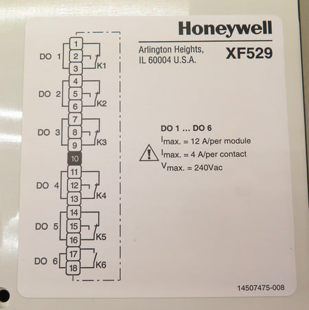 Honeywell XF529 Output Module - Advance Operations