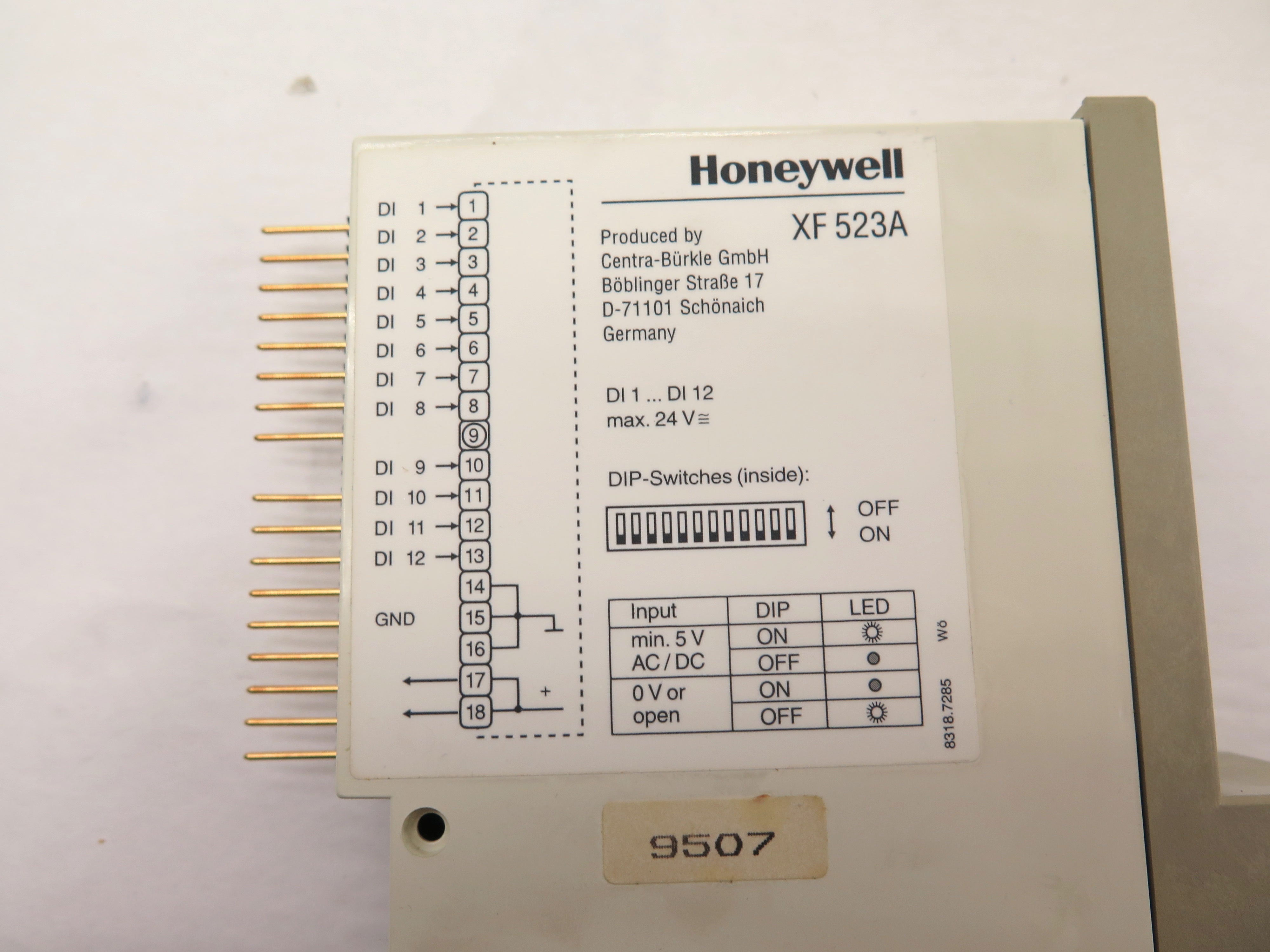 Honeywell XF523A Digital Input Module ( LOT OF 2) - Advance Operations