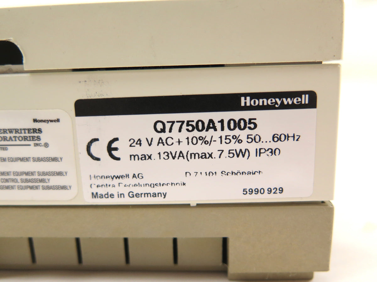 Honeywell Q7750A1005 Excel 10 Zone Manager - Advance Operations