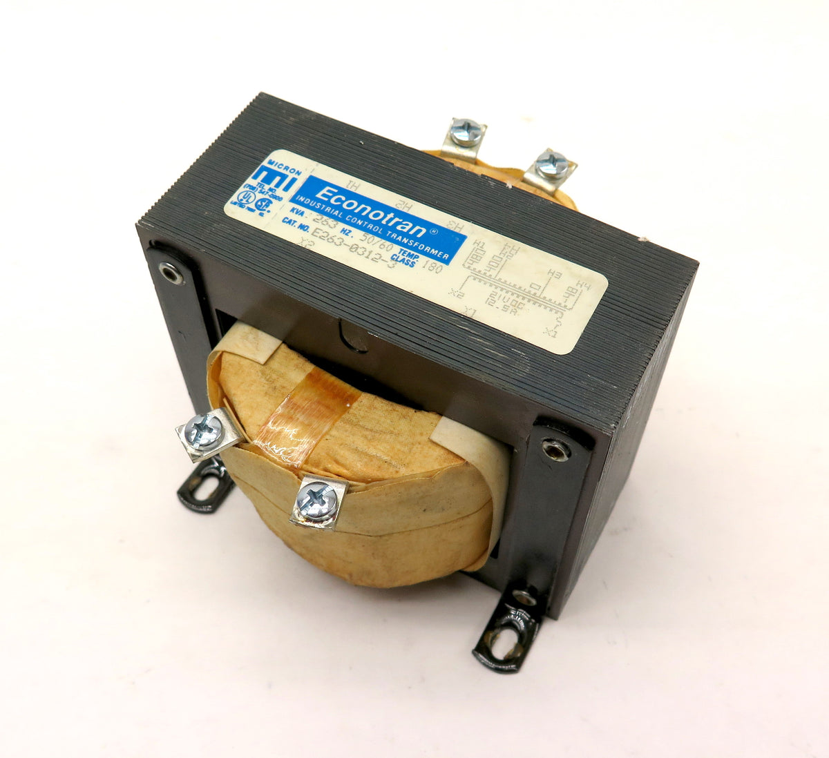 Econotran E263-01312-3 Industrial Control Transformer 263KVA 21Vdc - Advance Operations