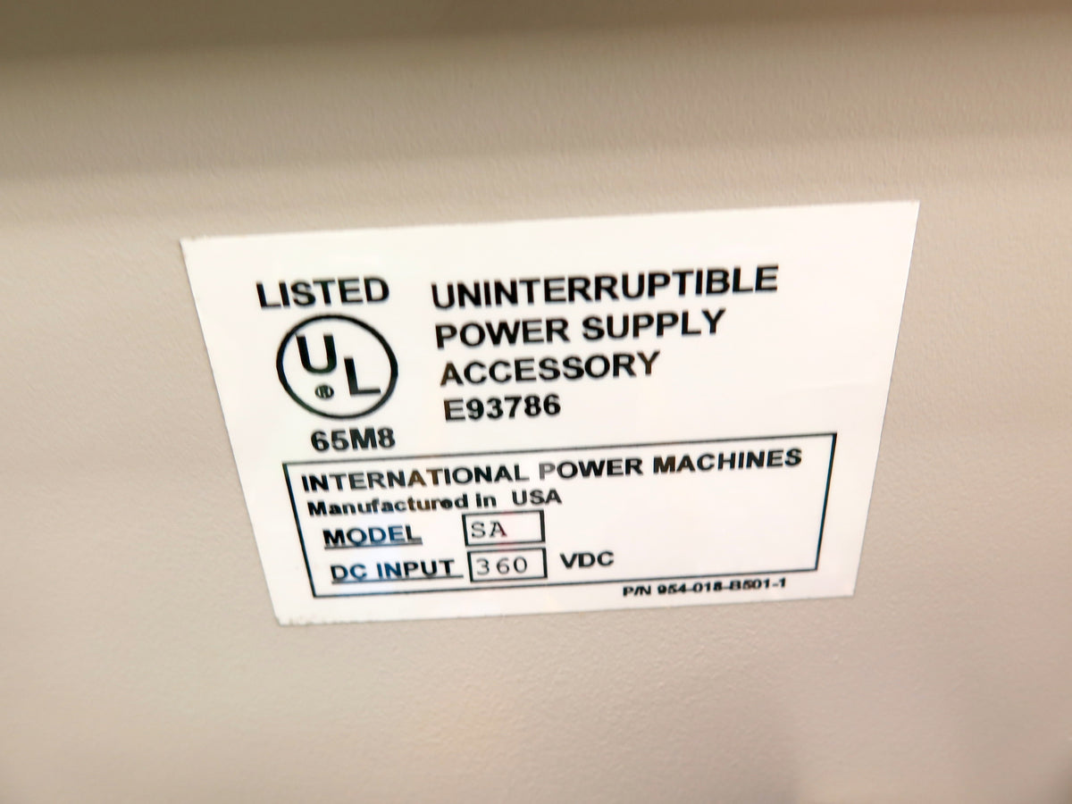 Powerware BMA Controller Model SA / Uniterruptible Power Supply E93786 - Advance Operations