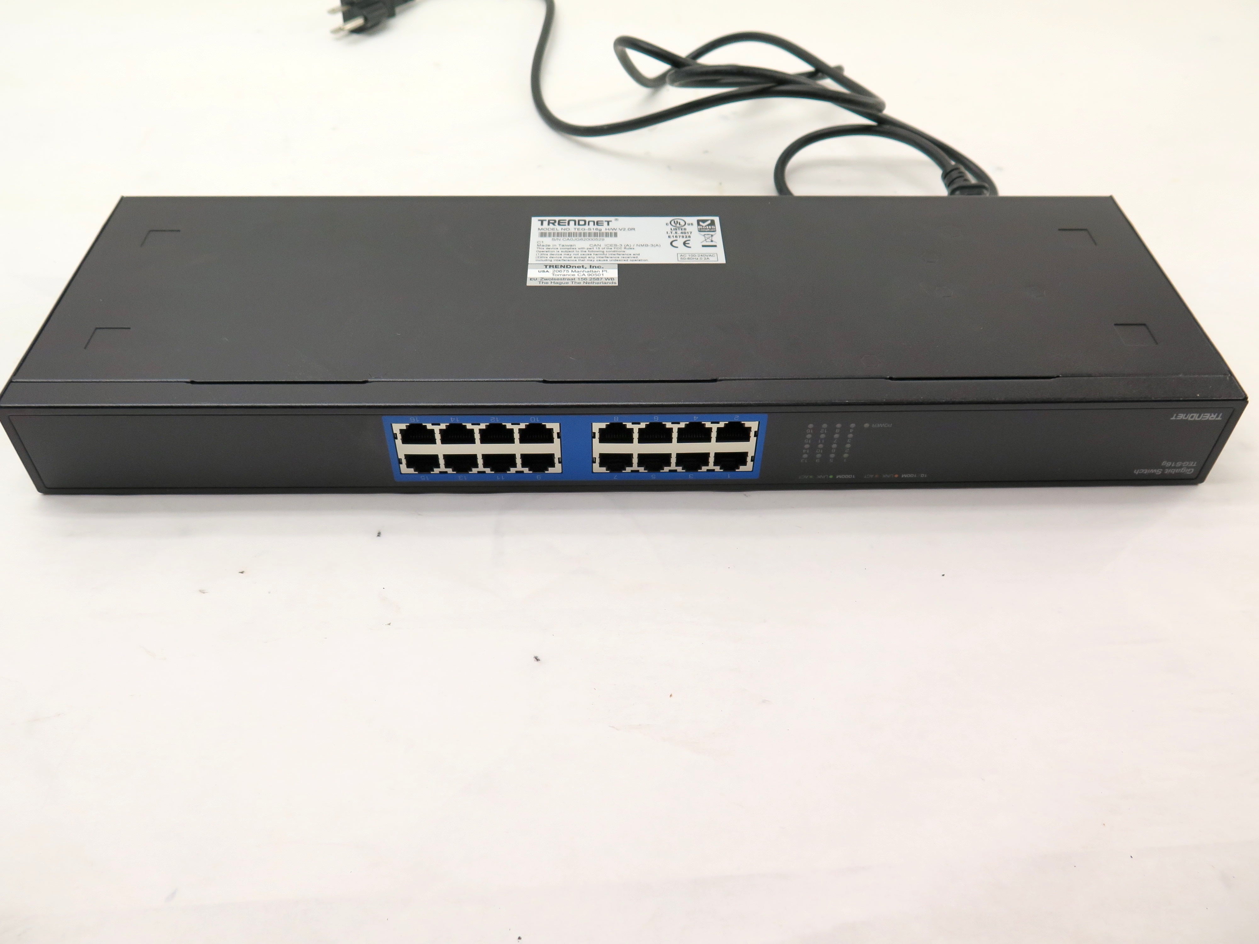 Trendnet TEG-S16G 16 Ports Switch External - Advance Operations