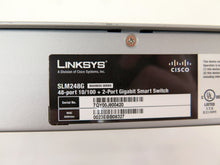 Load image into Gallery viewer, Linksys SLM248G 10/100Mbs 48-Port Smart Ethernet Switch 2x 1 Gb SFP - Advance Operations

