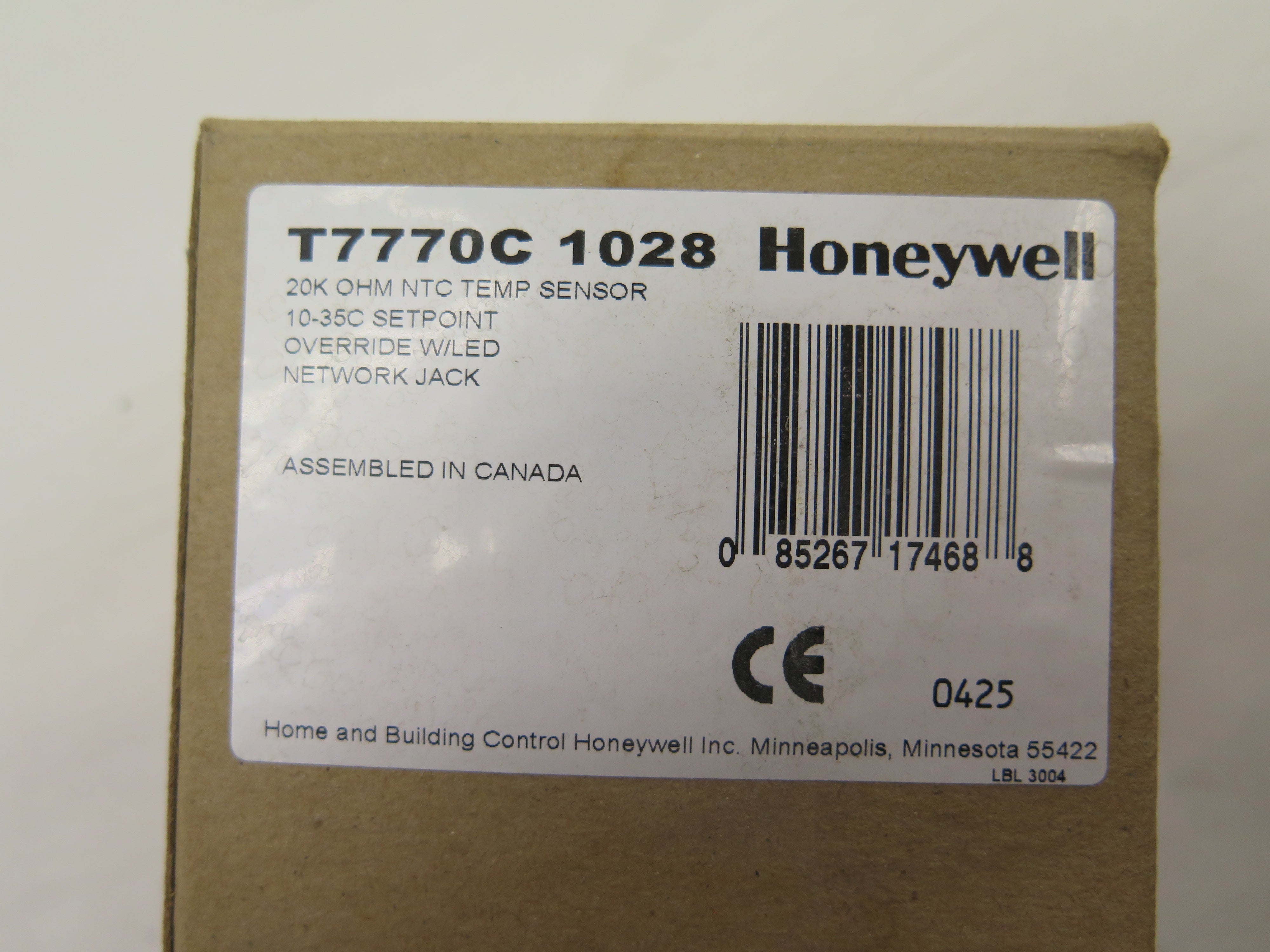 Honeywell T7770C 1028 Thermostat Temp Sensor 10-35C - Advance Operations
