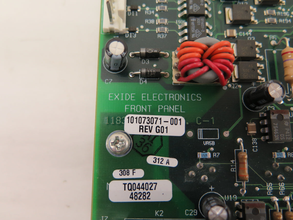 Eaton / Exide Electronics 101073071-001 Rev. G01 Monitor Front Panel Board - Advance Operations