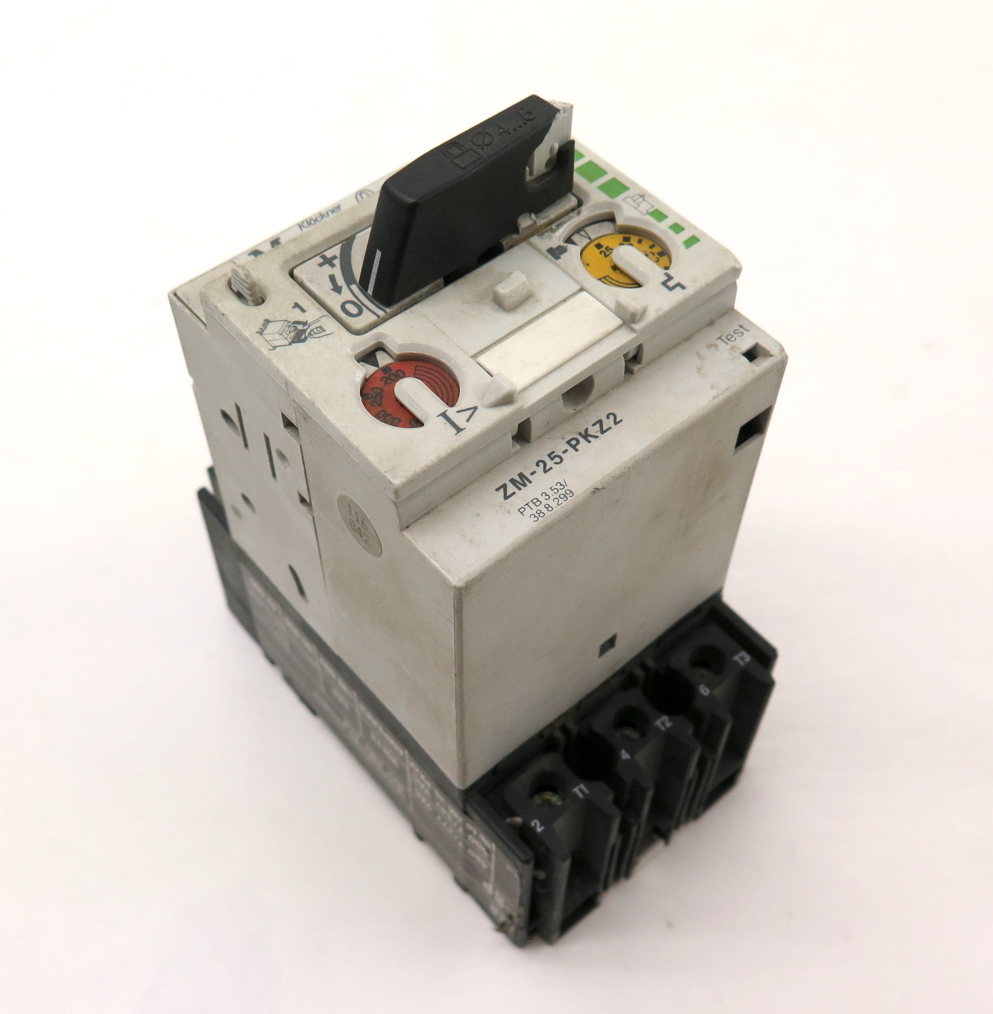 Motor Starters Module Klockner Moeller PKZ 2-SP / ZM-25-PKZ2 Motor Starter Module Overload ...