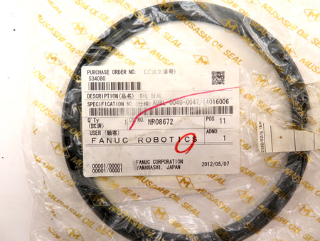 Fanuc Oil Seal A98L-0040-0047 #14016006 - Advance Operations