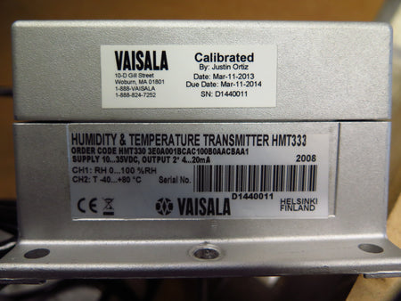 Vaisala Humicap Humidity Temperature Transmitter HTM333 4-20ma - Advance Operations