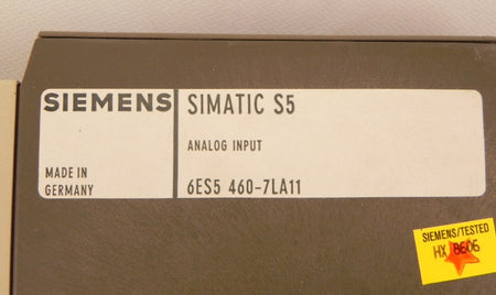 SIEMENS Analog Input Module 6ES5-460-7LA11 - Advance Operations