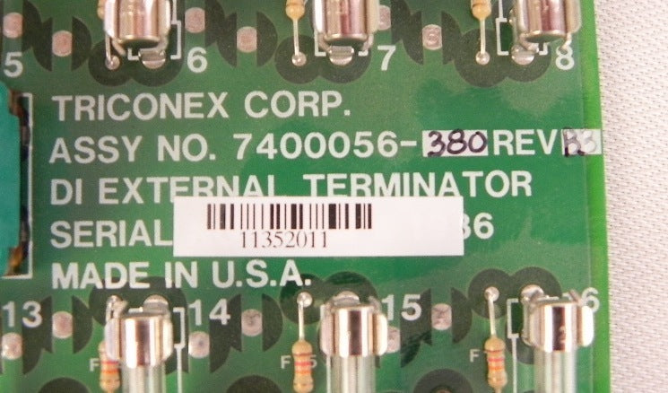 Triconex Terminal Board for 2553-8 7400056-380 - Advance Operations