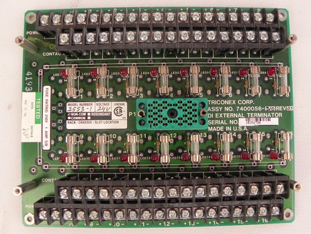 Triconex Terminal Board for 2553 7400056-310 - Advance Operations
