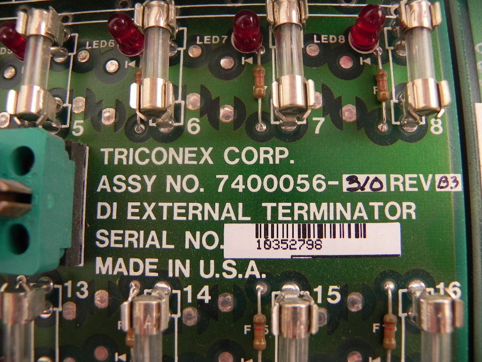 Triconex Terminal Board for 2553 7400056-310 - Advance Operations