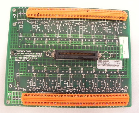 Triconex Termination Panel for 2755 7400061-600 - Advance Operations
