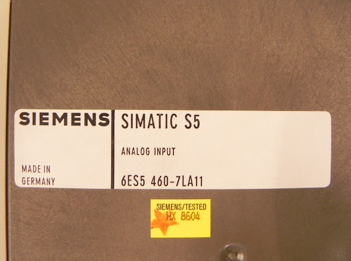 Siemens Input Analog Module 6ES5460-7LA11 - Advance Operations