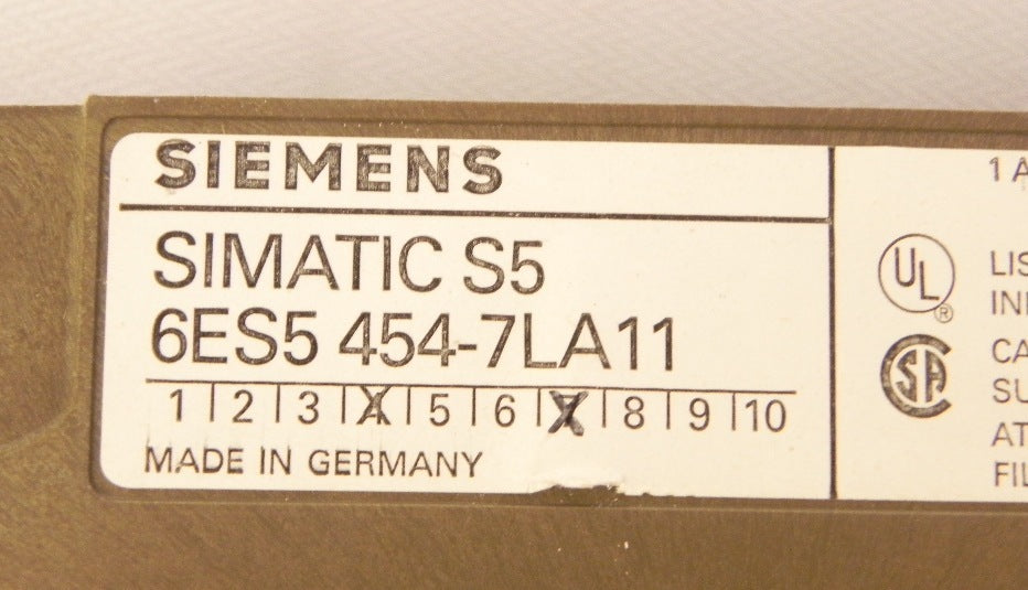 SIEMENS Digital Output Module 6ES5-454-7LA11 - Advance Operations