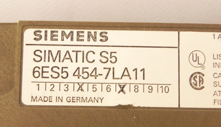 SIEMENS Digital Output Module 6ES5-454-7LA11 - Advance Operations